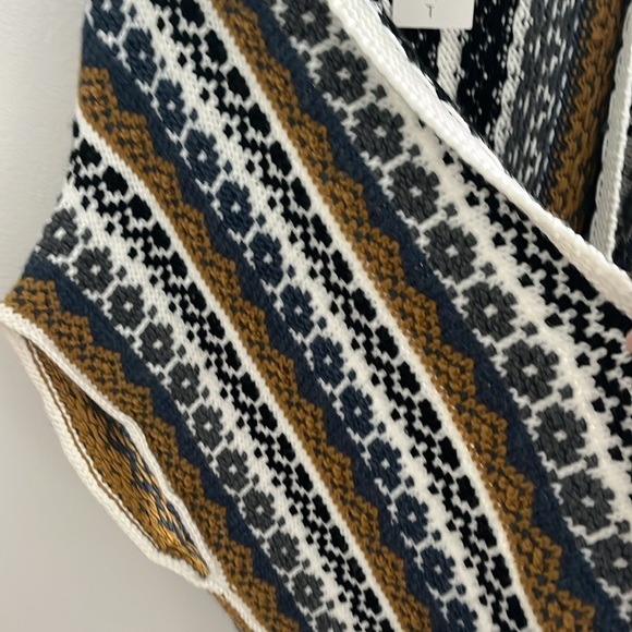 Cocogio Boho Knit Wool Open Cardigan NWT One Size - Picture 5 of 8